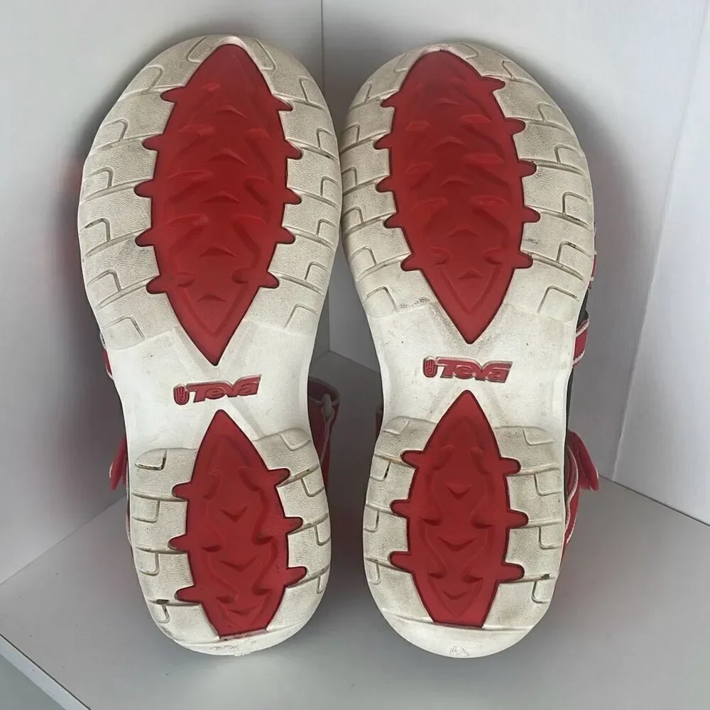 Teva Tirra Women's Strappy Water Sandal Red White Navy 6